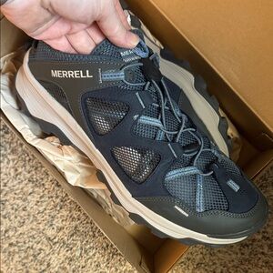 Merrell Black and Gray Trail Sneakers